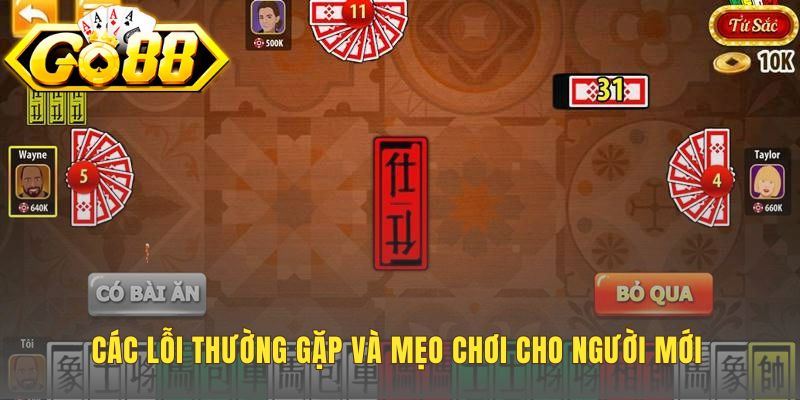 Cách chơi bài Tứ Sắc hiệu quả nhờ tránh các lỗi cơ bản