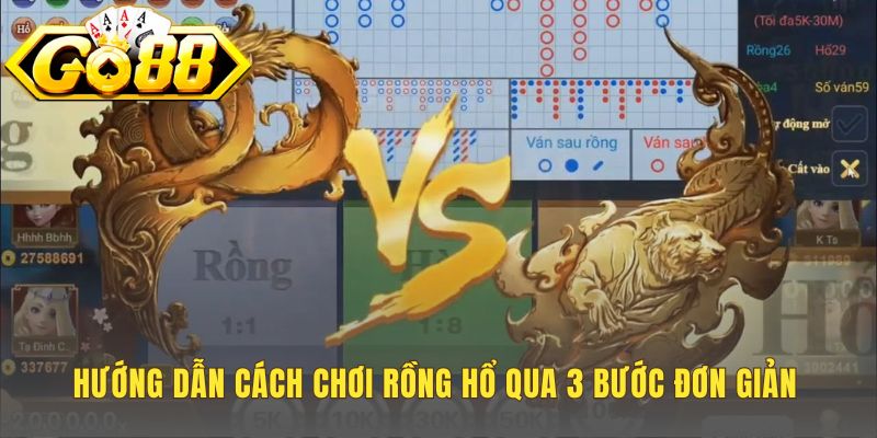 Cách chơi Rồng Hổ nhanh chóng qua 3 bước cược và so điểm